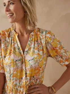 Femme Daxon Robe longue à volants