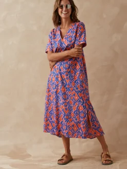 Femme Daxon Robe longue pur coton