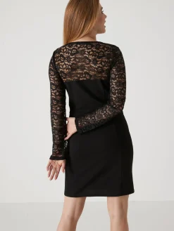 Femme Daxon Robe maille et dentelle