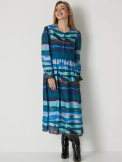 Femme Daxon Robe manches bouffantes