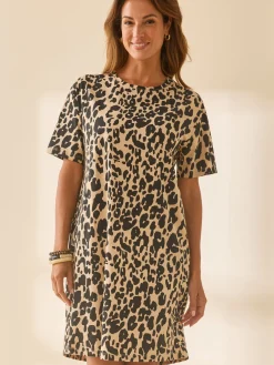 Femme Daxon Robe tee-shirt coupe ample