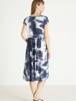 Femme Daxon Robe tie and dye à volants
