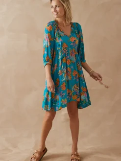 Femme Daxon Robe évasée en crêpe