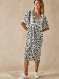 Femme Daxon Robe évasée élastiquée taille