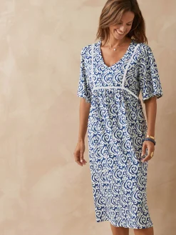 Femme Daxon Robe évasée élastiquée taille