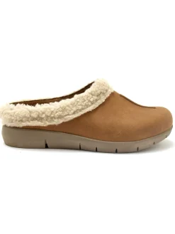 Femme Pédiconfort Sabos cuir velours semelle amovible