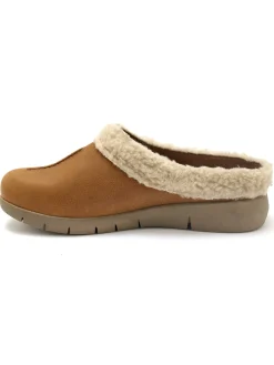 Femme Pédiconfort Sabos cuir velours semelle amovible