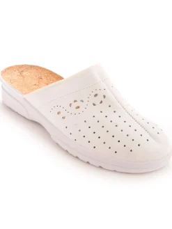 Femme Pédiconfort Sabots en cuir à galbe anatomique