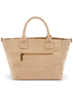 Femme Daxon Sac style cabas en toile de jute