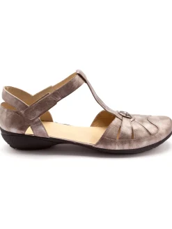 Femme Pédiconfort Salomés à patte scratchée