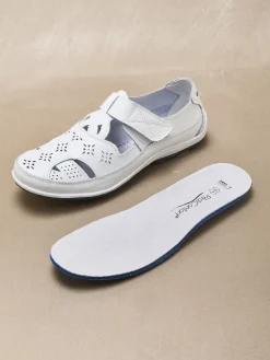 Femme Pédiconfort Salomés ajourés à scratch