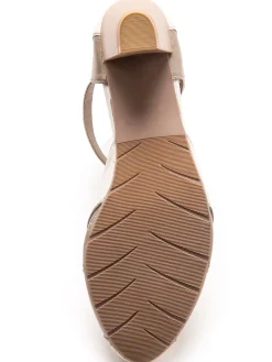 Femme Pédiconfort Salomés bicolores en cuir aérosemelle®