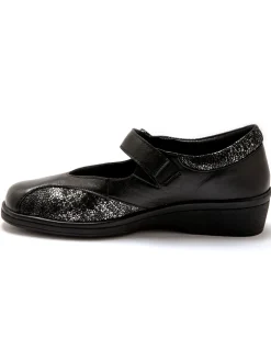 Femme Pédiconfort Salomés extra larges semelle amovible