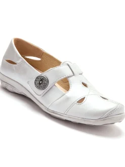 Femme Pédiconfort Salomés fantaisie à scratch