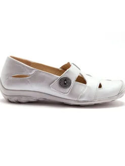 Femme Pédiconfort Salomés fantaisie à scratch