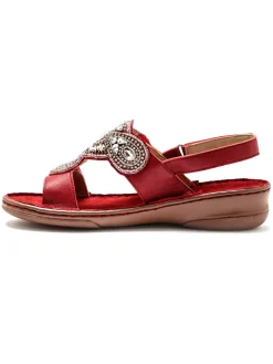 Femme Pédiconfort Sandales à aérosemelle ultra larges