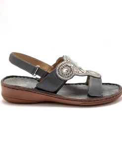 Femme Pédiconfort Sandales à aérosemelle ultra larges