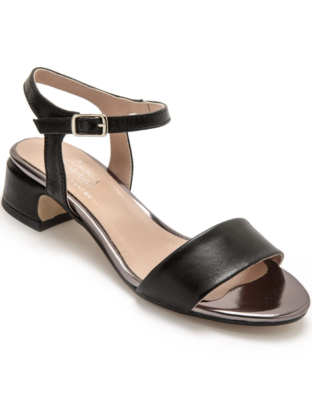 Femme Pédiconfort Sandales à bride en cuir