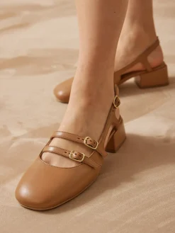 Femme Pédiconfort Sandales à brides cuir verni