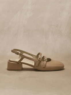 Femme Pédiconfort Sandales à brides cuir verni