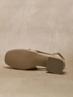 Femme Pédiconfort Sandales à brides cuir verni