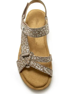 Femme Pédiconfort Sandales à double patte scratch