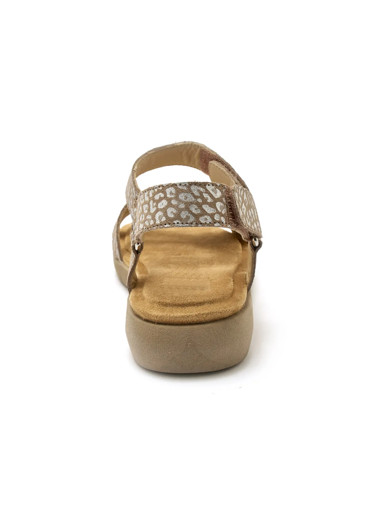 Femme Pédiconfort Sandales à double patte scratch