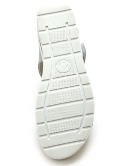 Femme Pédiconfort Sandales à patte scratch sous boucle