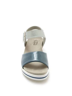 Femme Pédiconfort Sandales à patte scratch sous boucle