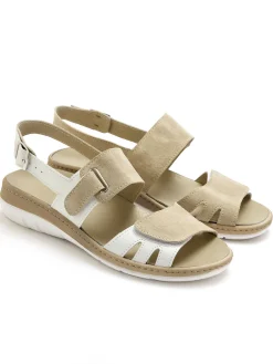 Femme Pédiconfort Sandales à pattes scratch