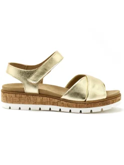 Femme Pédiconfort Sandales à scratch aérosemelle amovible