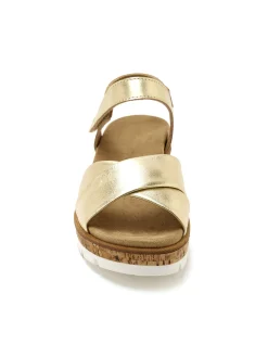 Femme Pédiconfort Sandales à scratch aérosemelle amovible