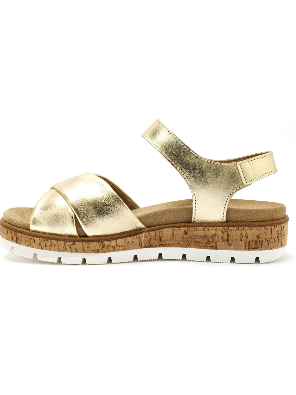 Femme Pédiconfort Sandales à scratch aérosemelle amovible