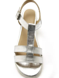 Femme Pédiconfort Sandales à scratch sous boucle