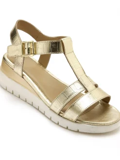 Femme Pédiconfort Sandales à scratch sous boucle