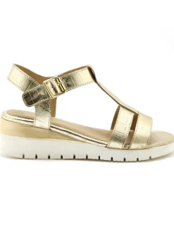 Femme Pédiconfort Sandales à scratch sous boucle