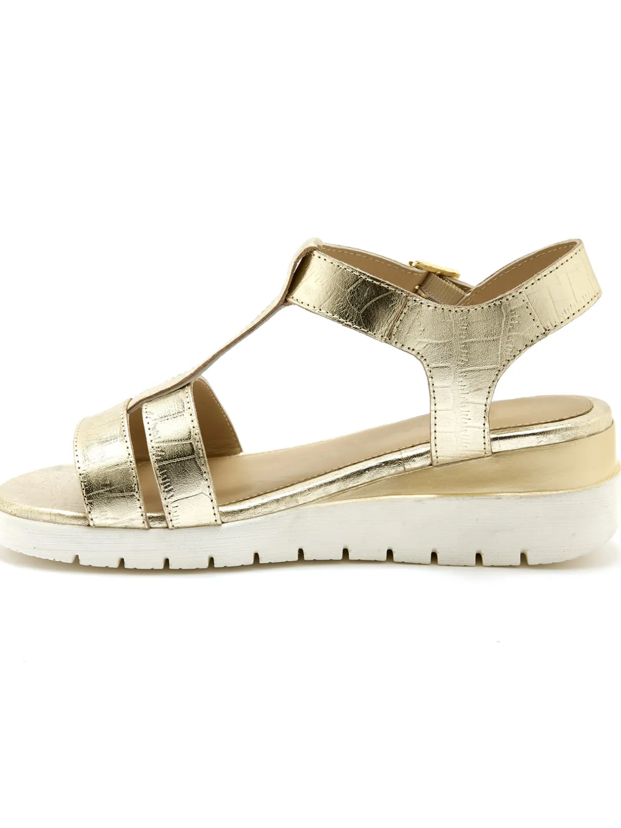 Femme Pédiconfort Sandales à scratch sous boucle