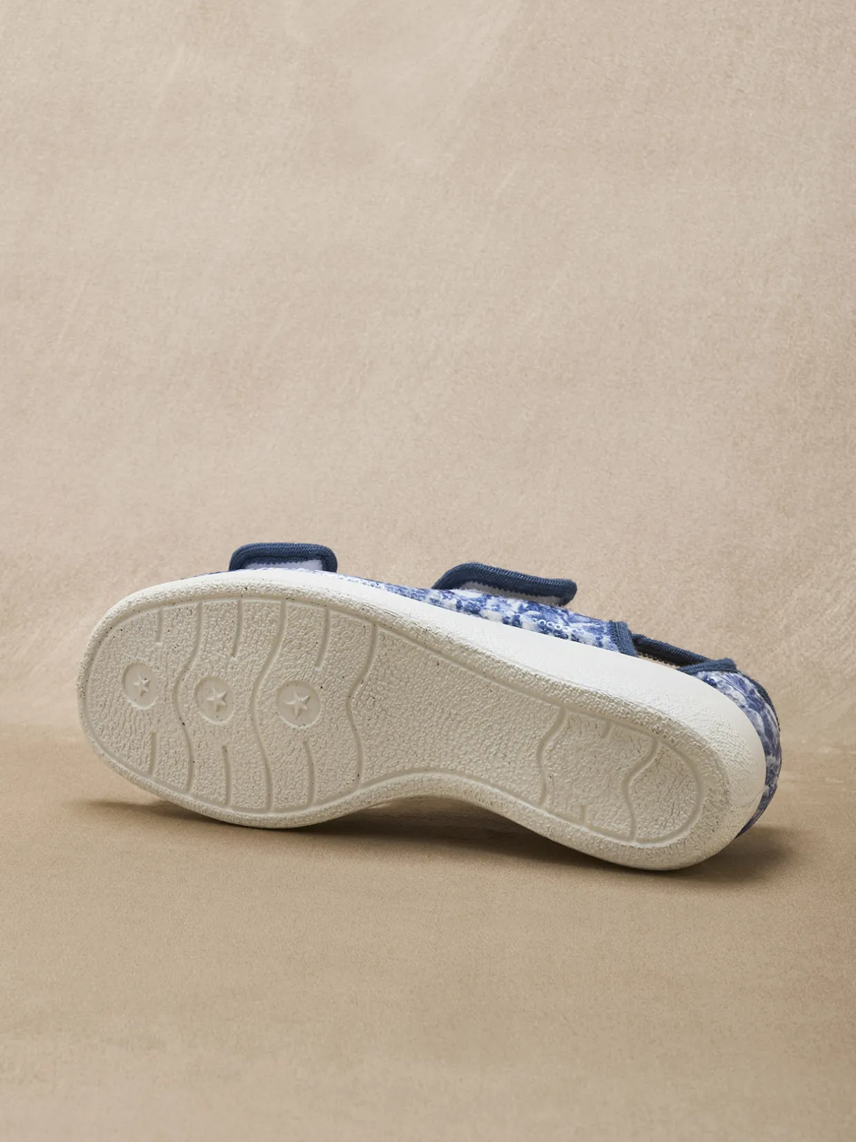 Femme Pédiconfort Sandales à scratchs ouverture totale