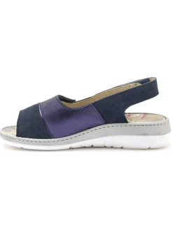 Femme Pédiconfort Sandales à scratchs tout ultra larges