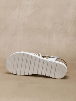 Femme Pédiconfort Sandales brides croisées à scratch