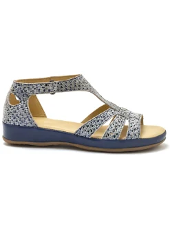 Femme Pédiconfort Sandales cuir ajouré