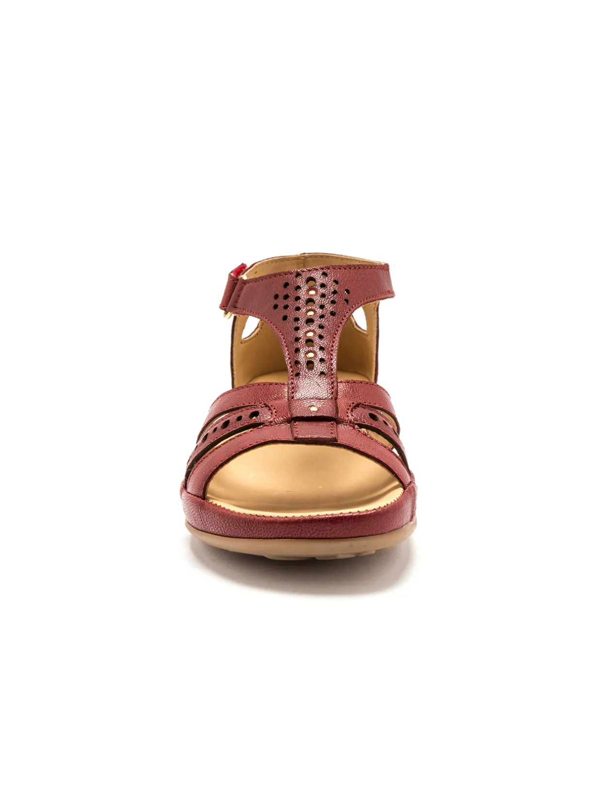 Femme Pédiconfort Sandales cuir ajouré