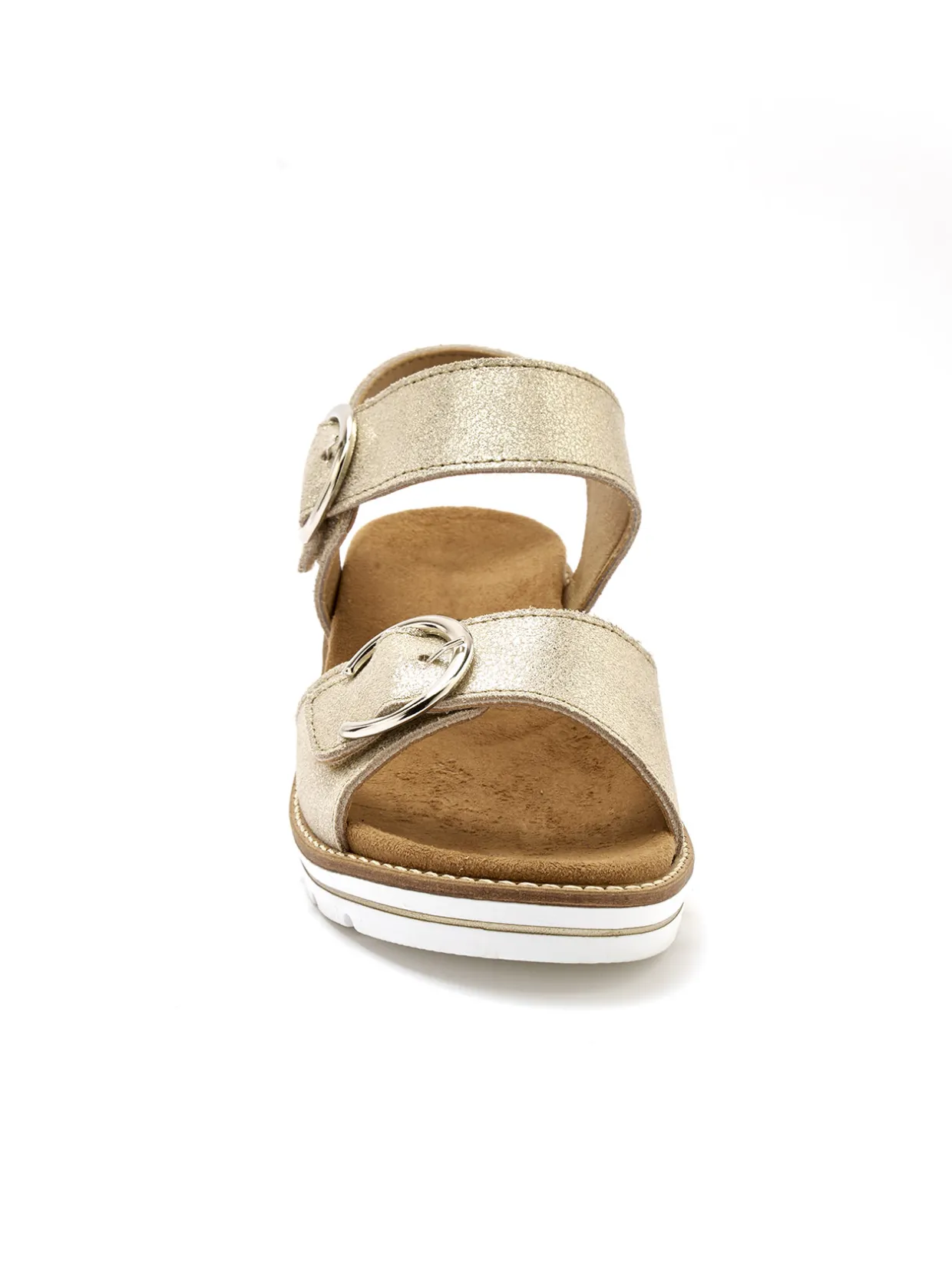 Femme Pédiconfort Sandales double scratch semelle amovible