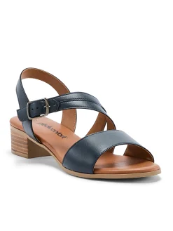 Femme Pédiconfort Sandales en cuir à aérosemelle