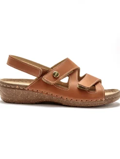 Femme Pédiconfort Sandales extra larges ouverture totale