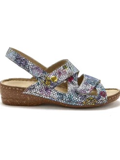 Femme Pédiconfort Sandales extra larges ouverture totale