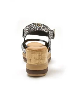 Femme Pédiconfort Sandales hautes compensées