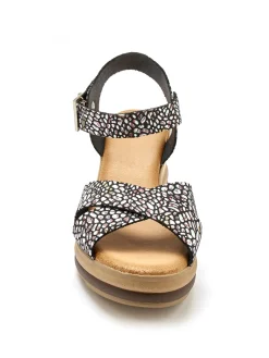 Femme Pédiconfort Sandales hautes compensées