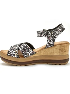 Femme Pédiconfort Sandales hautes compensées