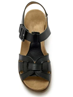 Femme Pédiconfort Sandales hautes scratch boucle fantaisie